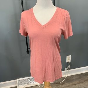Basic coral/pink v neck